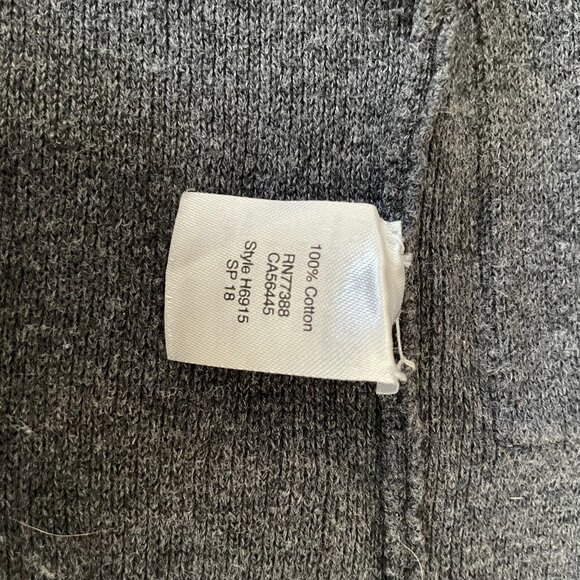 J.Crew Cardigan Sweater Open Front Lightweight Patch Pockets Grey Women's Small - Picture 4 of 8